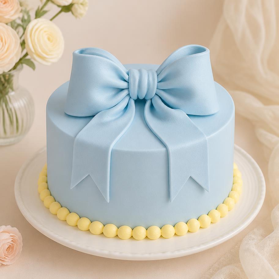 Silk Bow — Sculpted bow cake