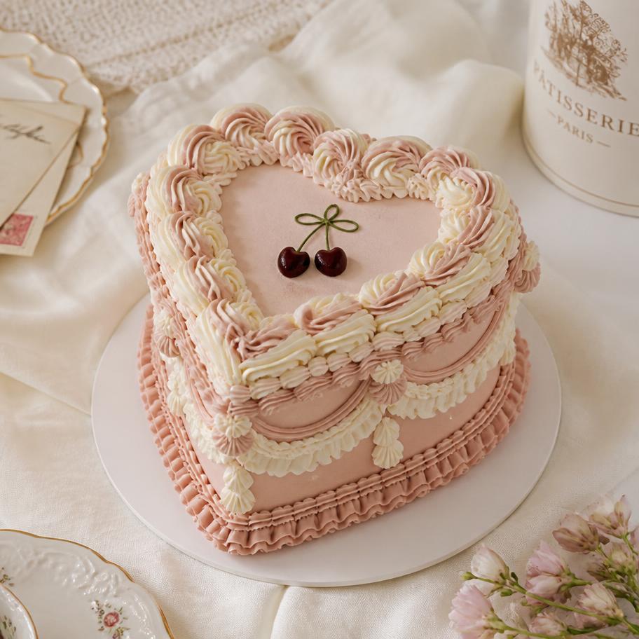 Sweetheart — Heart · vintage piping