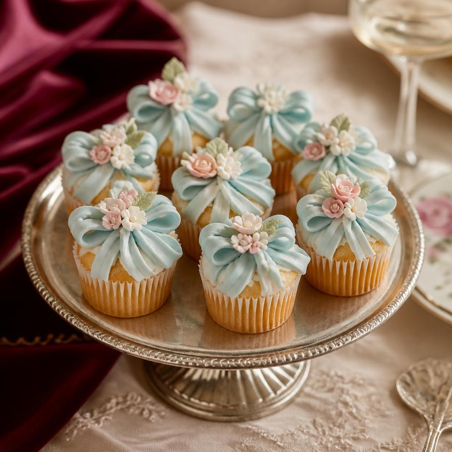 Little Ribbons — Cupcakes · box of eighteen